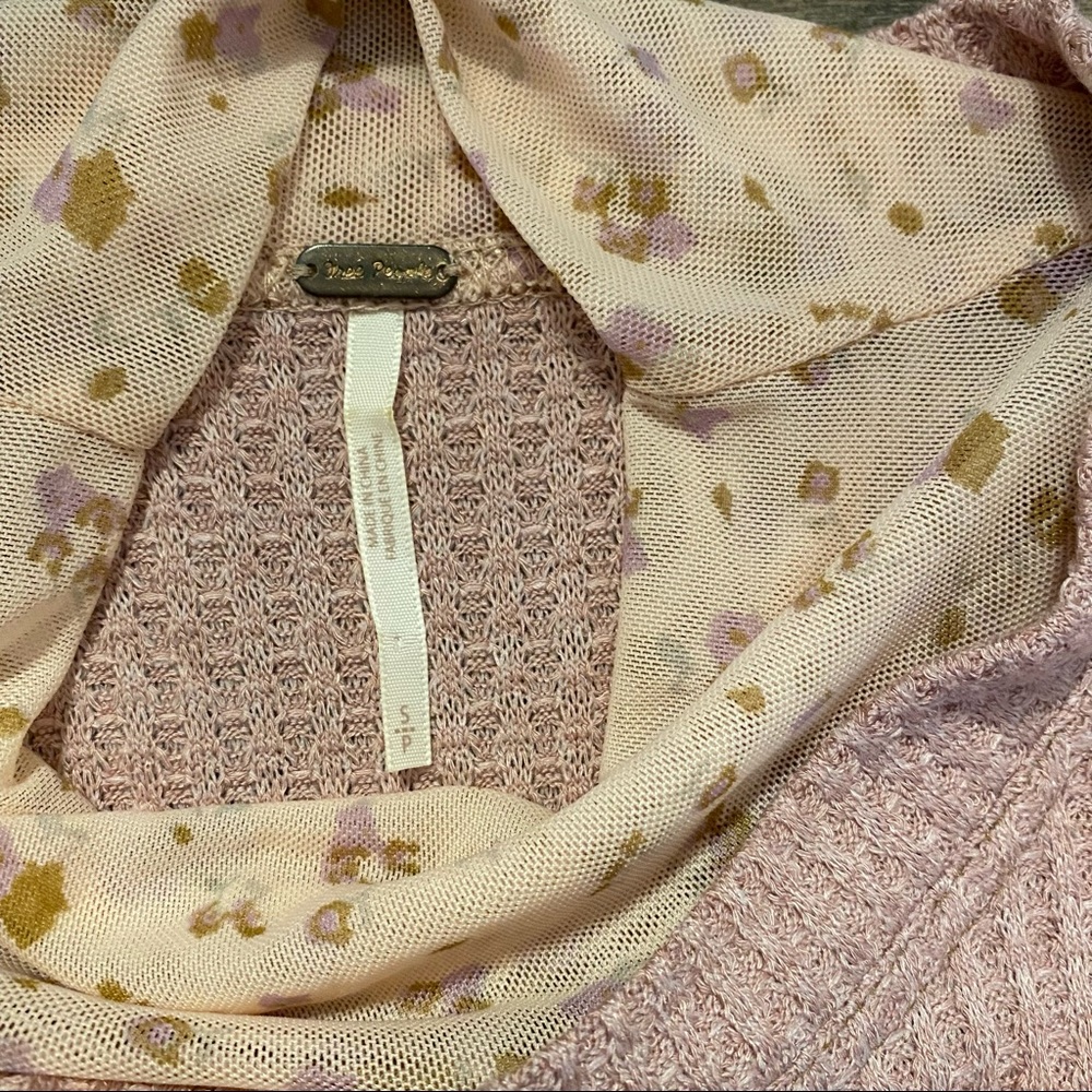 Free People Opposites Attract Pink Sweater Dress - Picture 8 of 9